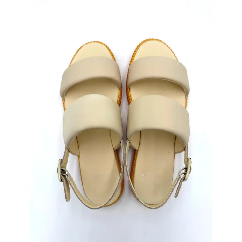 Sorel Women's Ona Streetworks Sandal - Honey White/Yellow Ray - Women's 10
